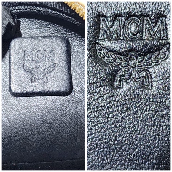 Authentic MCM Visetos Side Stud X-Mini Stark Backpack Beige - Picture 6 of 16